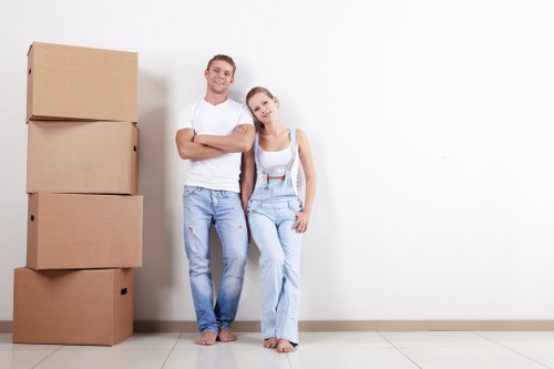 Removal team helping with a home move in Putney