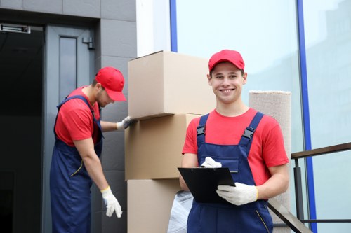 Movers helping with a residential relocation in Putney
