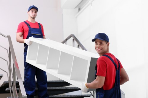 Careful loading of furniture for a Putney house move