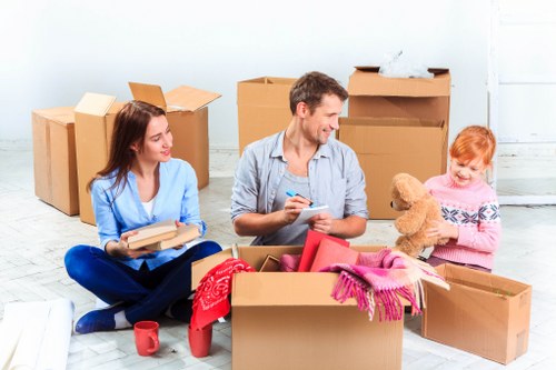 Flat move with careful handling in a Putney apartment building