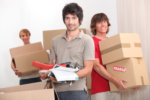 Removal team helping with a house move in Putney