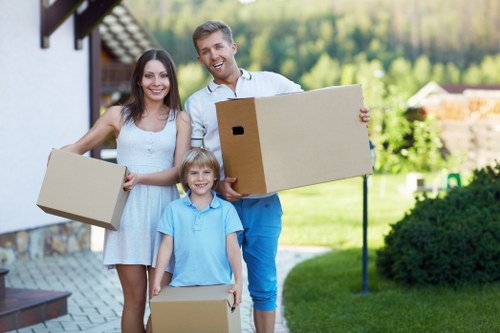 Business relocation truck for office and commercial moves near Putney