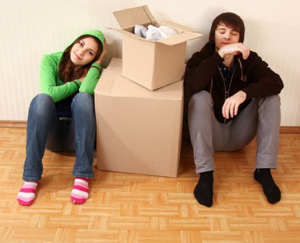 Loading furniture into a van for a Putney collection and delivery